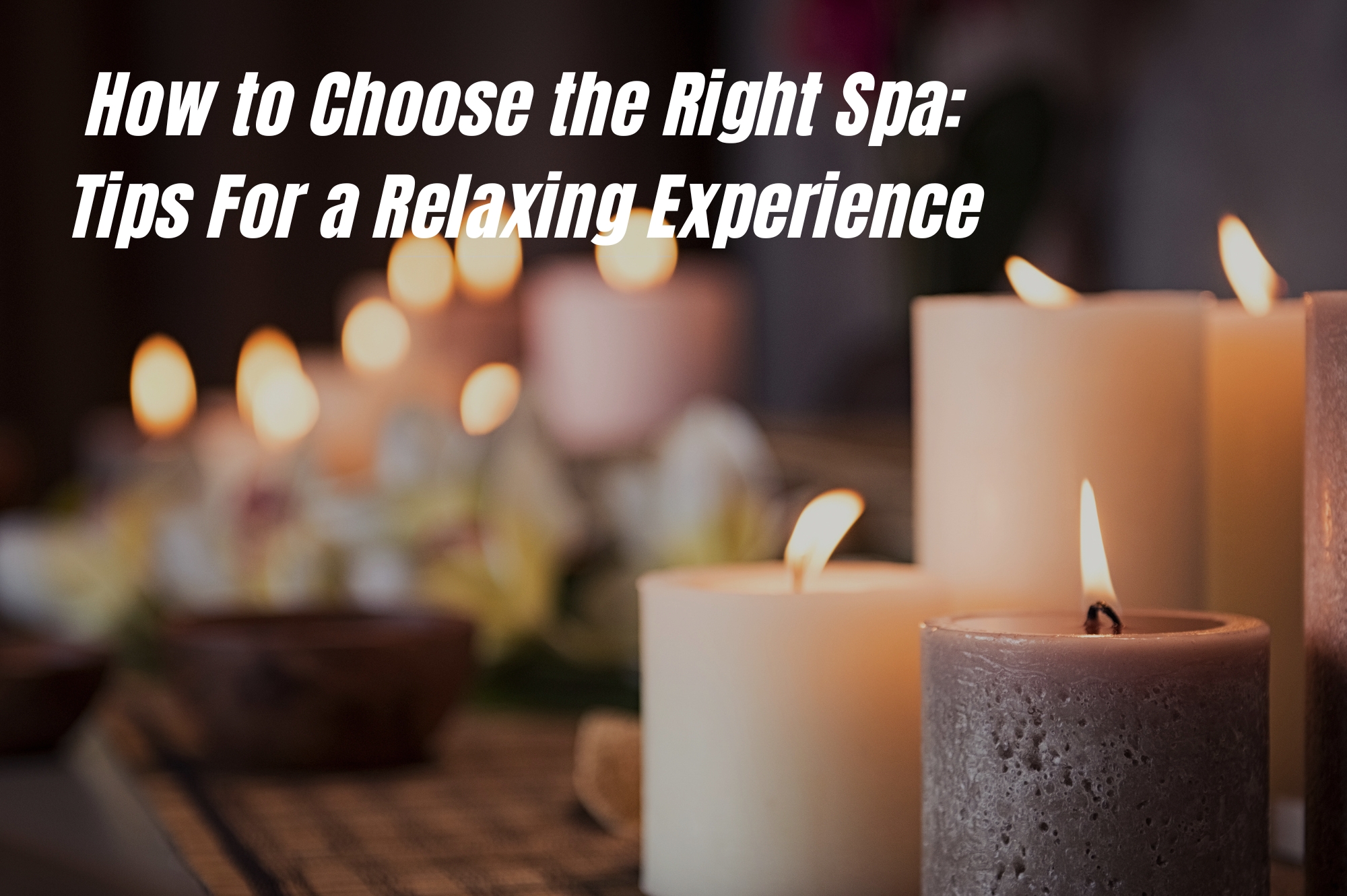 choose the right spa